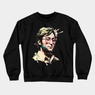 John Lennon Painting Crewneck Sweatshirt